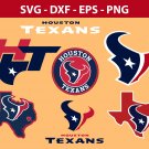 Houston Texans Football Bundle Logo SVG for Cutting with Cricut