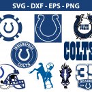 Indianapolis Colts Football Bundle Logo SVG for Cutting with Cricut