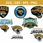 Jacksonville Jaguars Football Bundle Logo SVG for Cutting with Cricut