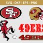 San Francisco 49ers Football Bundle Logo SVG for Cutting with Cricut