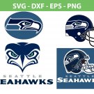 Seattle Seahawks Football Bundle Logo SVG for Cutting with Cricut