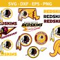 Washington Redskin Football Bundle Logo SVG for Cutting with Cricut