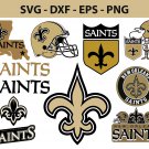 New - New Orleans Saints Football Bundle Logo SVG for Cutting with Cricut