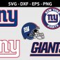 New - New York Giants Football Bundle Logo SVG for Cutting with Cricut