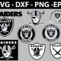 Las Vegas Raiders Football Bundle Logo SVG for Cutting with Cricut