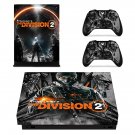 The Division 2 decal skin for Xbox one X Console & Controllers