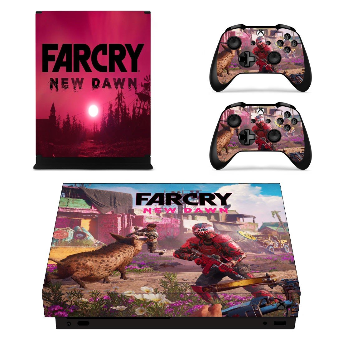 Far Cry New Dawn decal skin for Xbox one X Console & Controllers