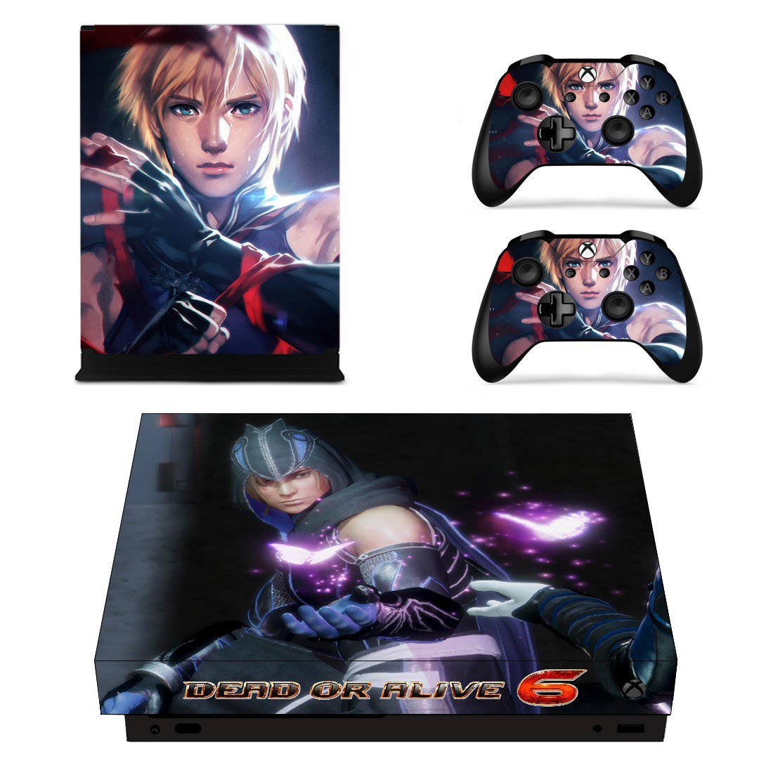 Dead or Alive 6 decal skin for Xbox one X Console & Controllers