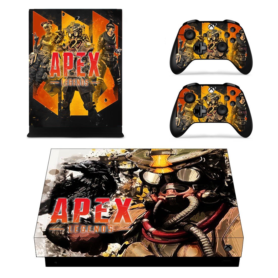 Apex Legends decal skin for Xbox one X Console & Controllers