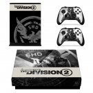 The Division 2 decal skin for Xbox one X Console & Controllers