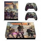 The Division 2 decal skin for Xbox one X Console & Controllers