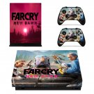 Far Cry New Dawn decal skin for Xbox one X Console & Controllers