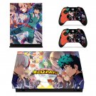 My Hero Academia decal skin for Xbox one X Console & Controllers