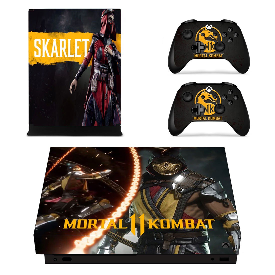 Mortal Kombat 11 decal skin for Xbox one X Console & Controllers