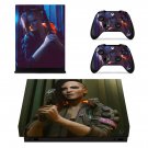 Cyberpunk 2077 decal skin for Xbox one X Console & Controllers