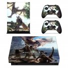 Monster Hunter World decal skin for Xbox one X Console & Controllers