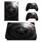 Captain America decal skin for Xbox one X Console & Controllers