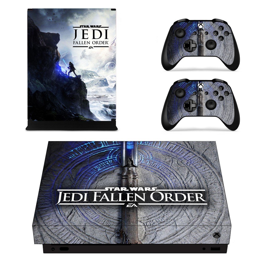 Stars Wars Jedi fallen  order decal skin for Xbox one X Console & Controllers