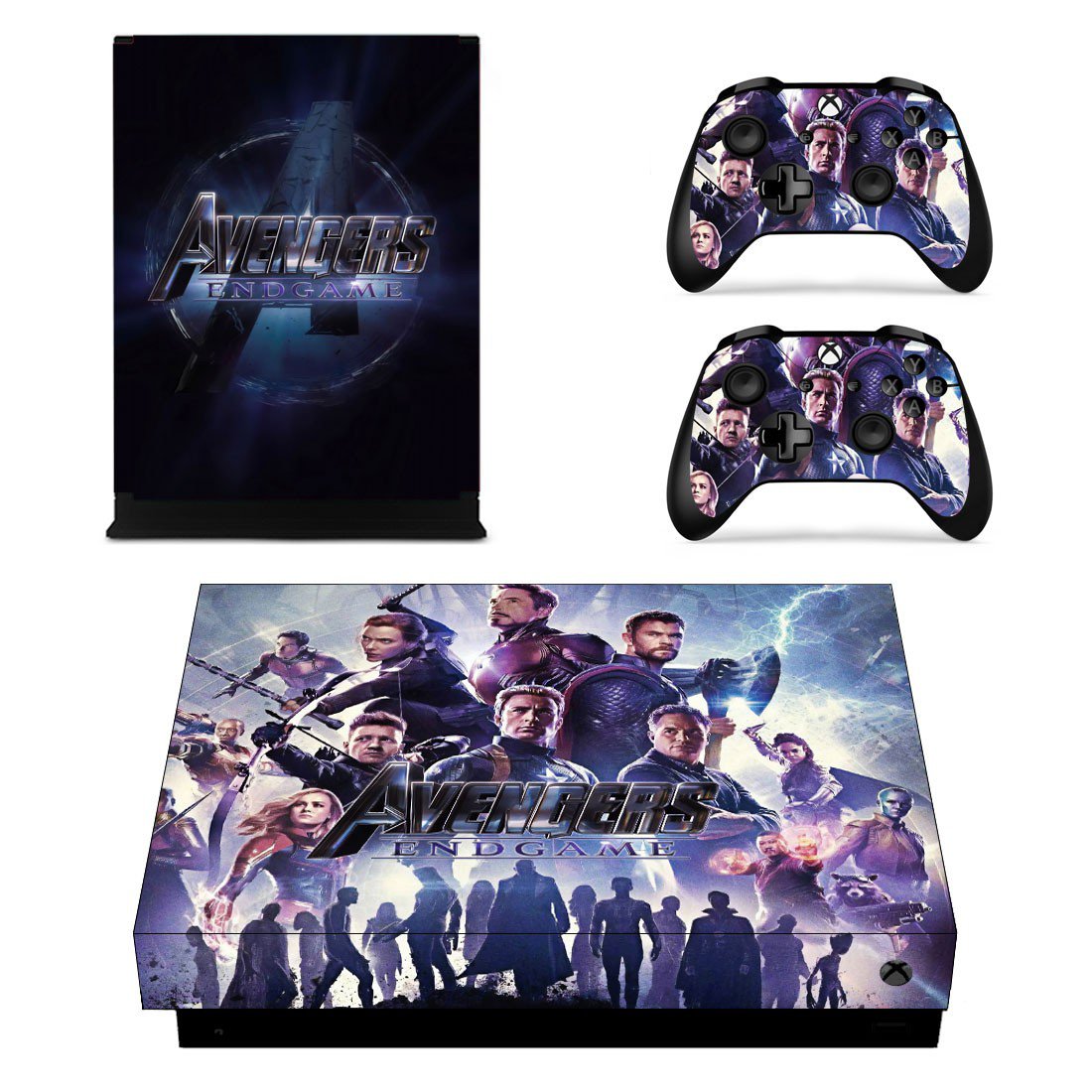 Avengers Endgame decal skin for Xbox one X Console & Controllers