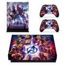 Avengers Endgame decal skin for Xbox one X Console & Controllers