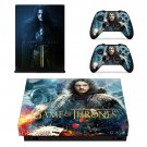 Game of Thrones decal skin for Xbox one X Console & Controllers