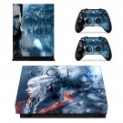 Game of Thrones decal skin for Xbox one X Console & Controllers