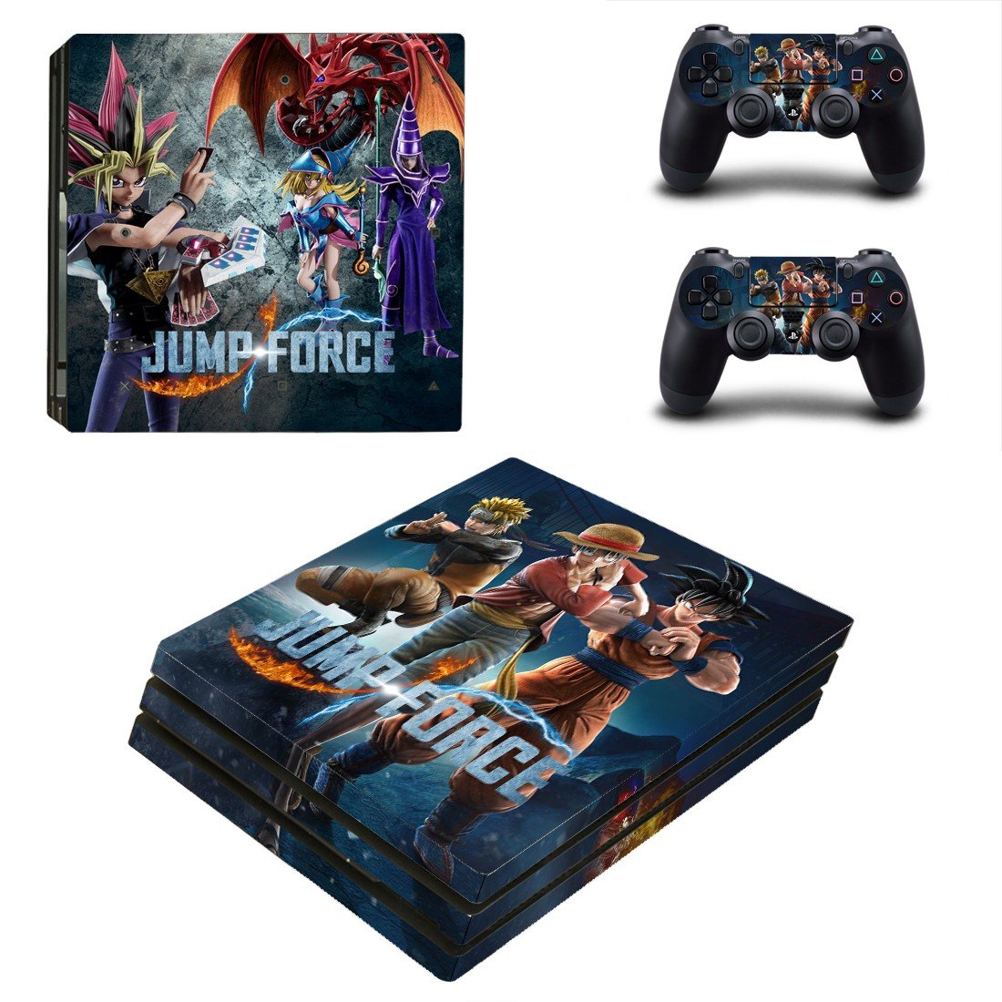 Jump Force decal skin for PS4 Pro Console & Controllers
