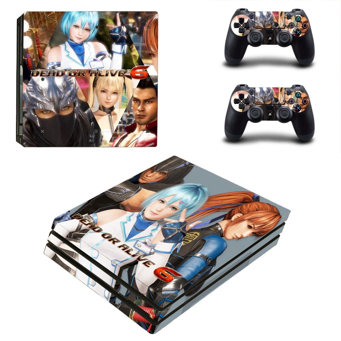 Dead or Alive 6 decal skin for PS4 Pro Console & Controllers