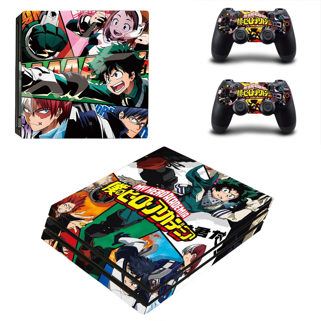 My Hero Academia decal skin for PS4 Pro Console & Controllers
