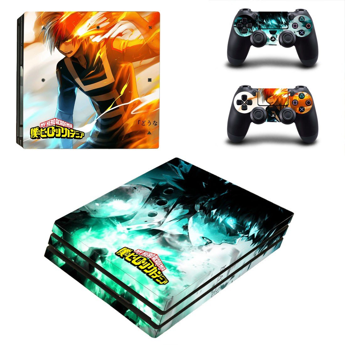 My Hero Academia decal skin for PS4 Pro Console & Controllers