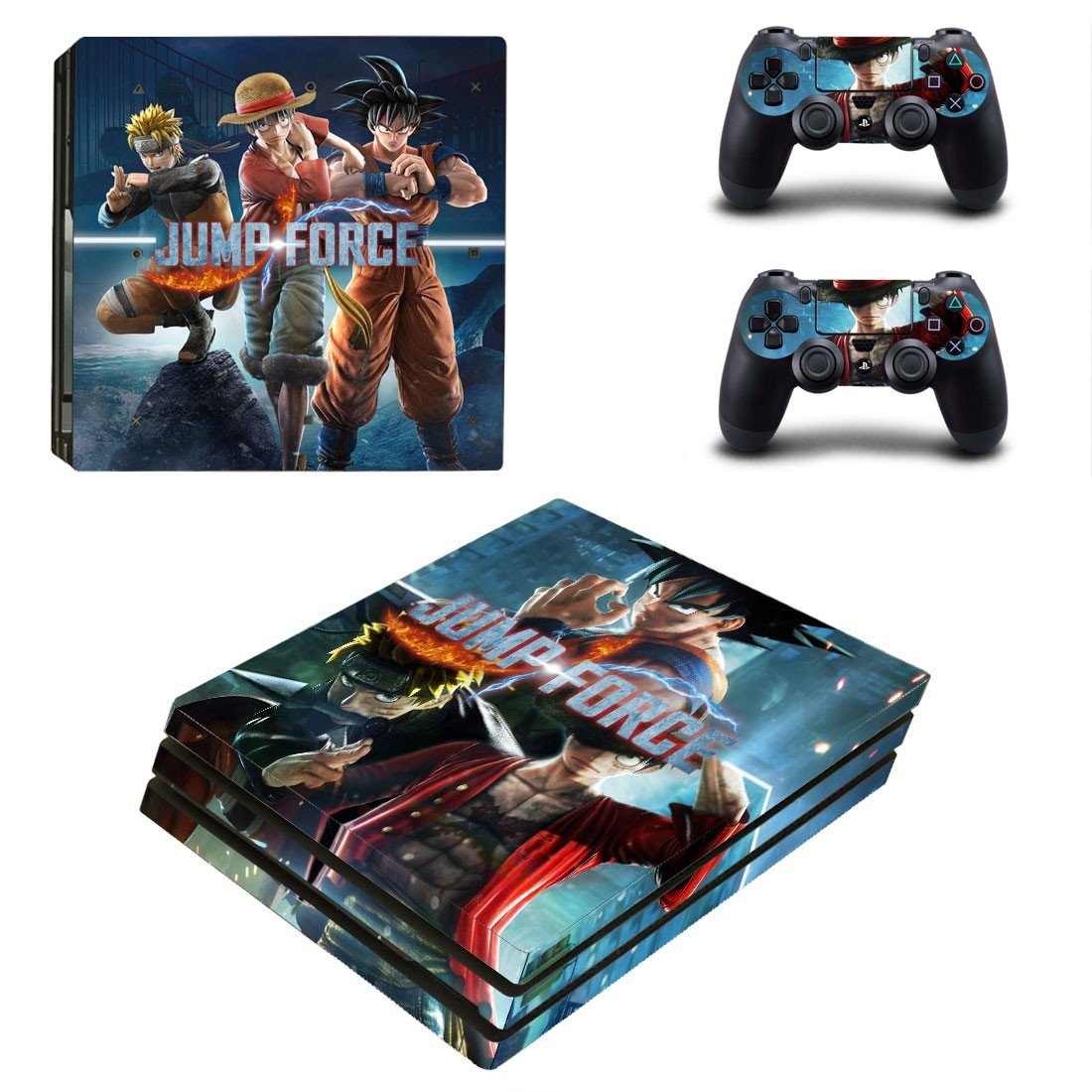 Jump Force decal skin for PS4 Pro Console & Controllers