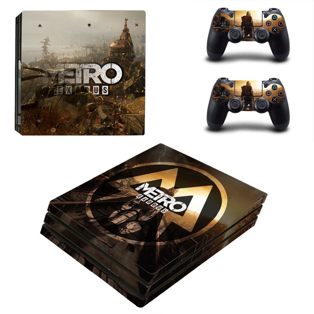 Metro Exodus decal skin for PS4 Pro Console & Controllers