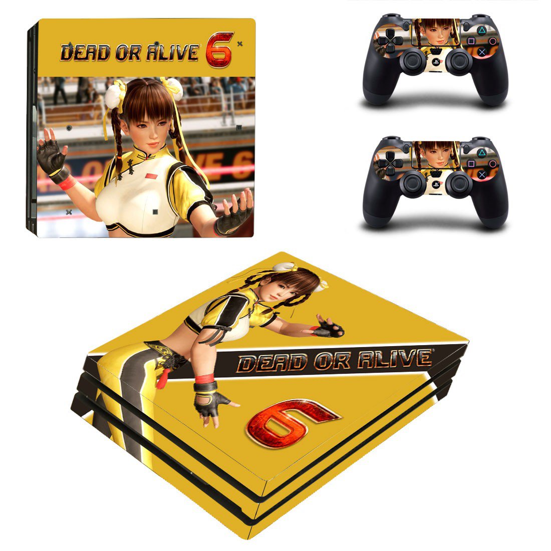 Dead or Alive 6 decal skin for PS4 Pro Console & Controllers