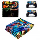 Dragon Ball decal skin for PS4 Pro Console & Controllers