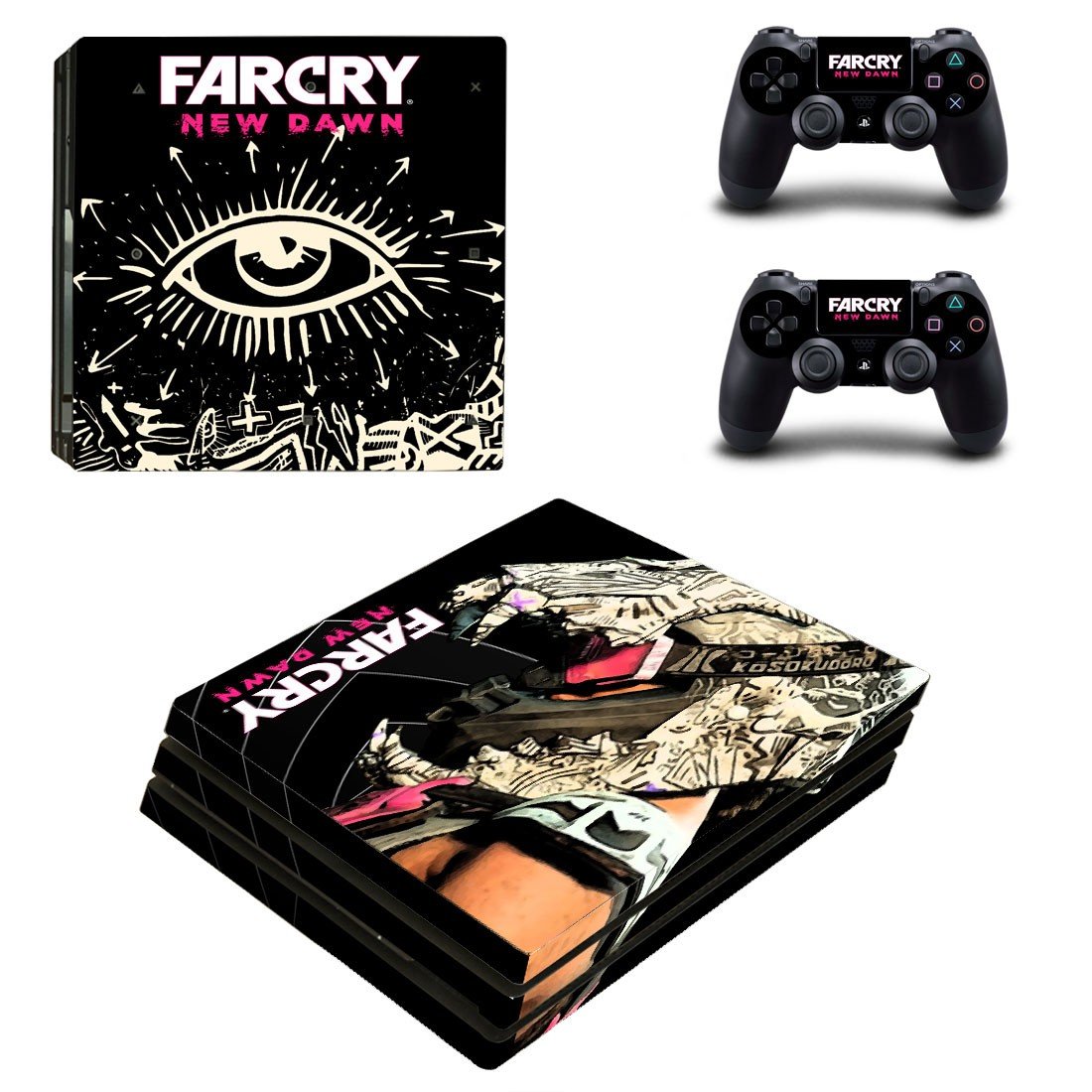 Far Cry New Dawn decal skin for PS4 Pro Console & Controllers
