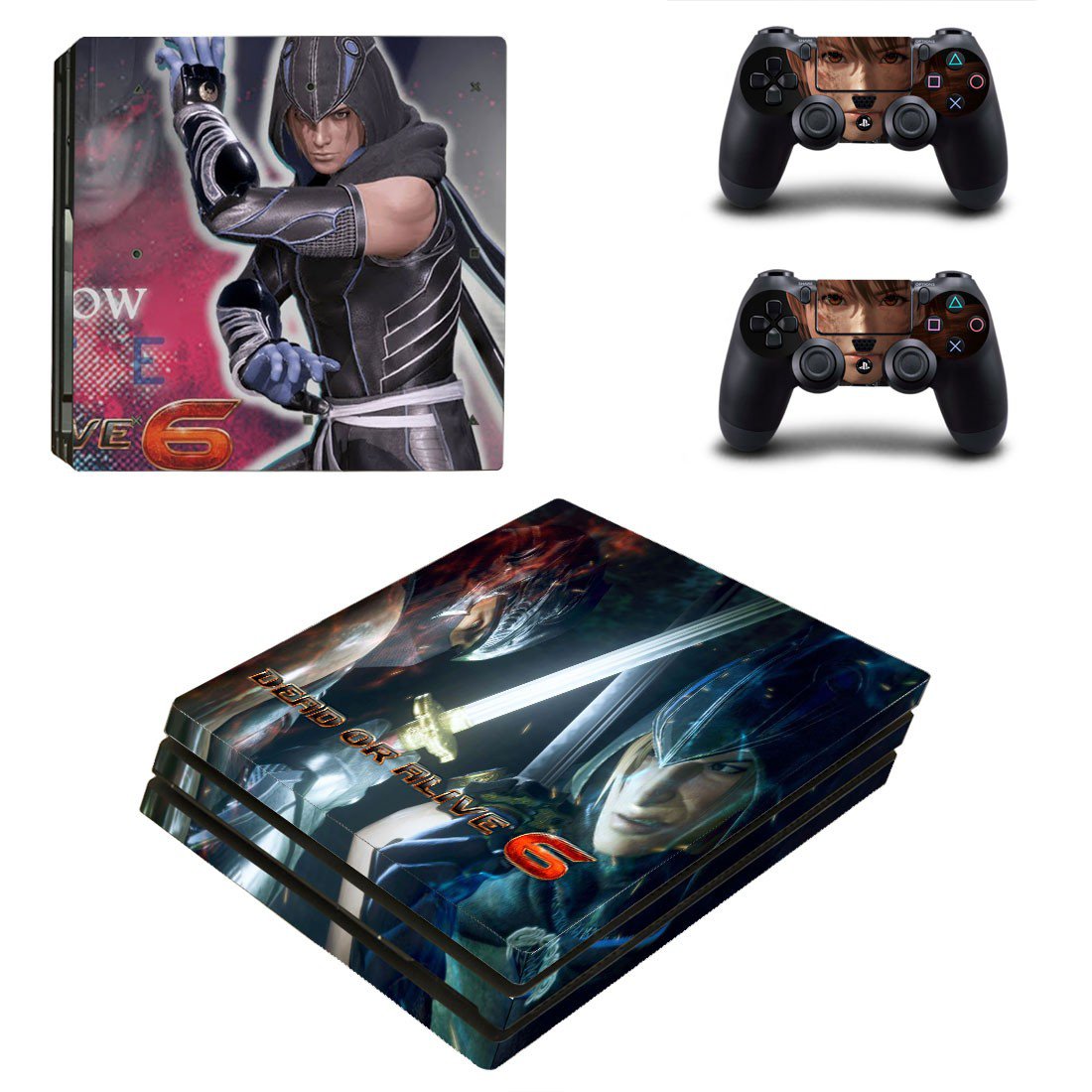 Dead or Alive 6 decal skin for PS4 Pro Console & Controllers