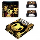 Bendy and the Ink Machine decal skin for PS4 Pro Console & Controllers