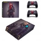 Cyberpunk 2077 decal skin for PS4 Pro Console & Controllers