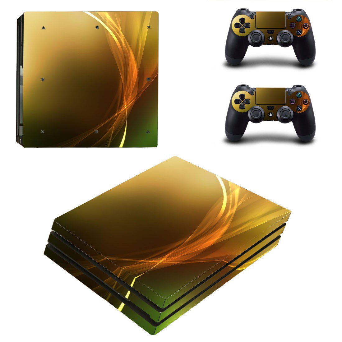 Abstraction decal skin for PS4 Pro Console & Controllers