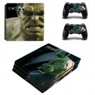 The Hulk decal skin for PS4 Pro Console & Controllers