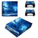 Thunder lightings decal skin for PS4 Pro Console & Controllers