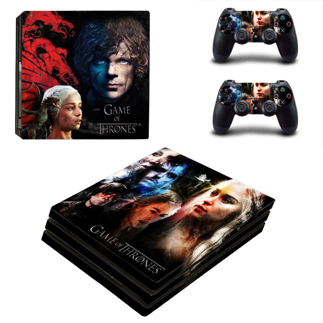 Game of Thrones decal skin for PS4 Pro Console & Controllers