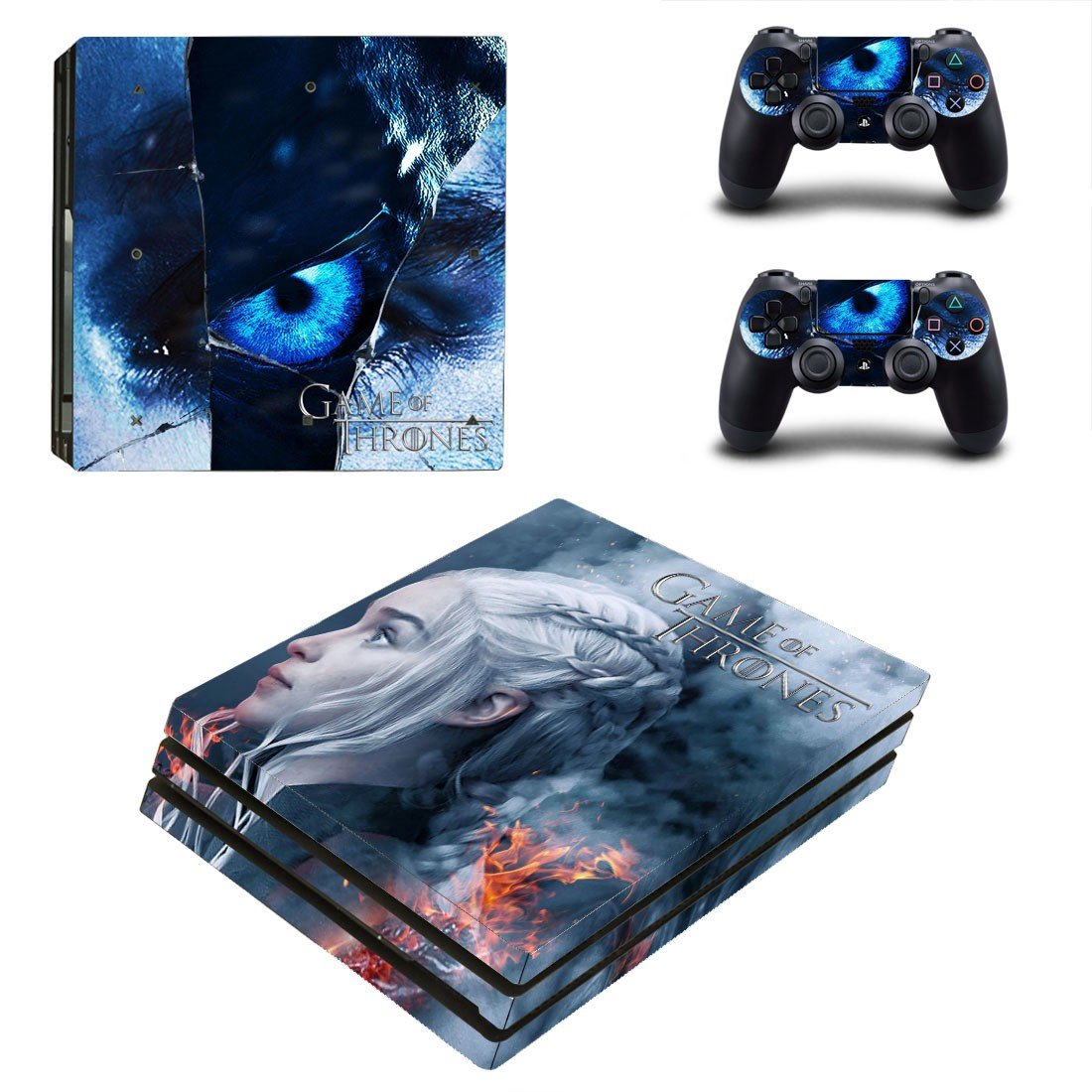 Game of Thrones decal skin for PS4 Pro Console & Controllers