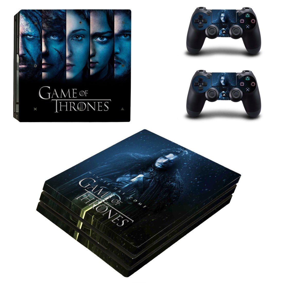 Game of Thrones decal skin for PS4 Pro Console & Controllers