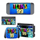 Tetris 99 decal skin for Nintendo Switch Console & Controllers