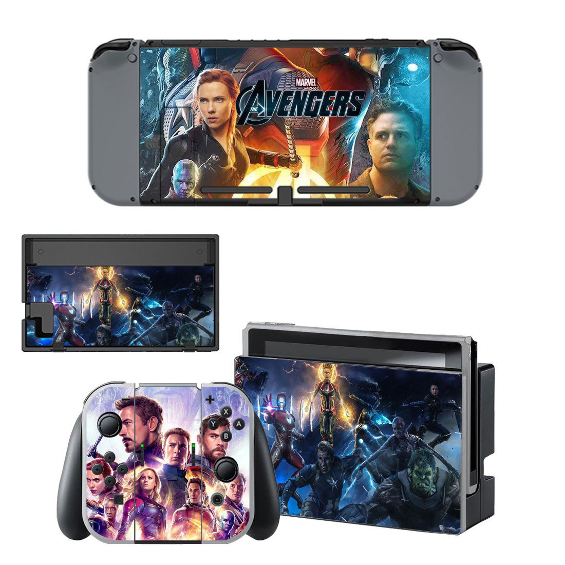 Avengers Endgame decal skin for Nintendo Switch Console & Controllers