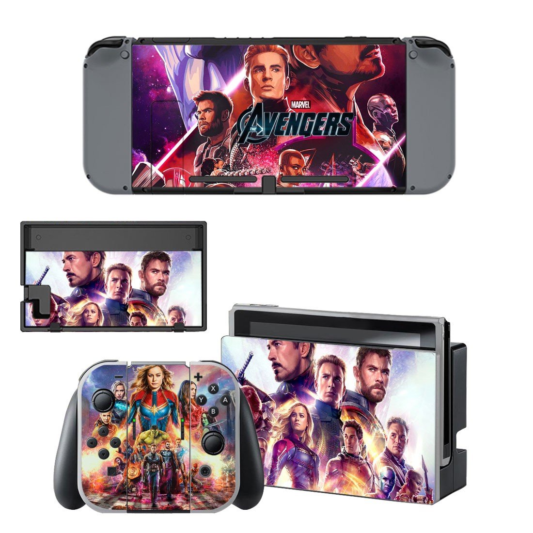 Avengers Endgame decal skin for Nintendo Switch Console & Controllers