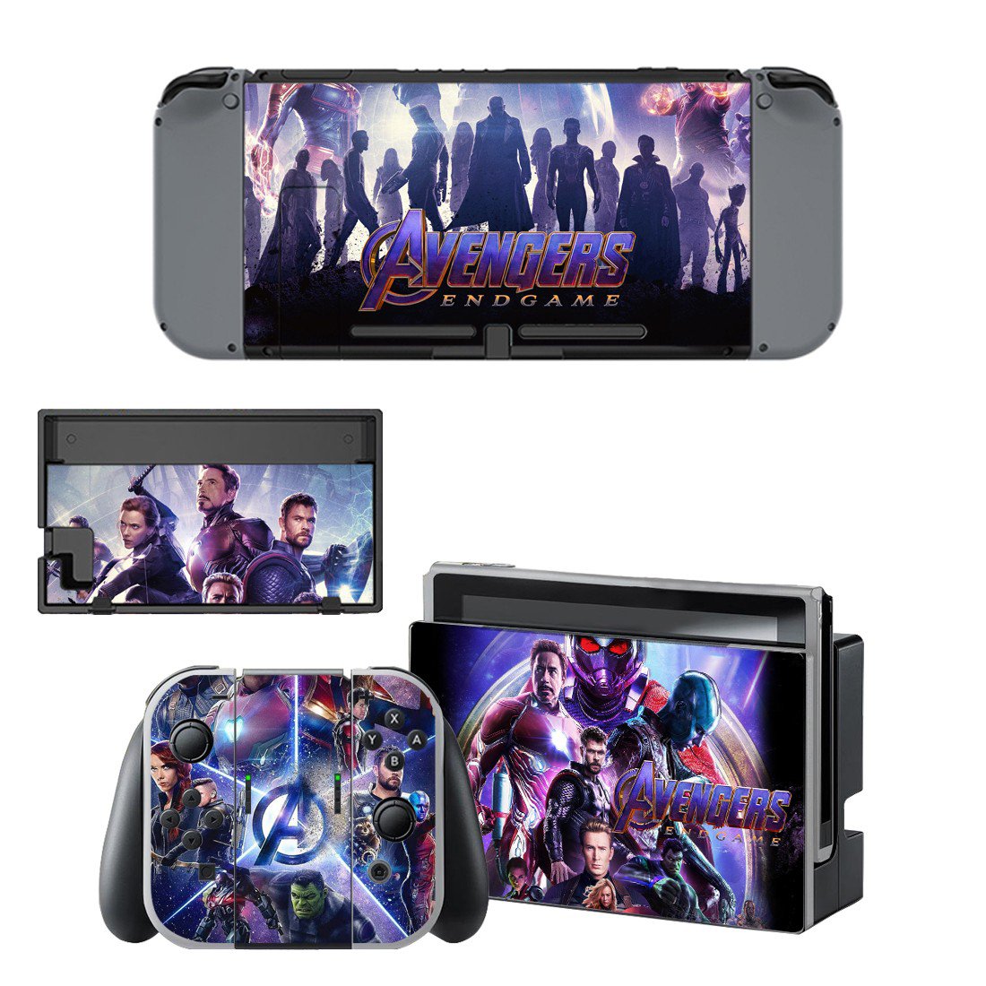 Avengers Endgame decal skin for Nintendo Switch Console & Controllers