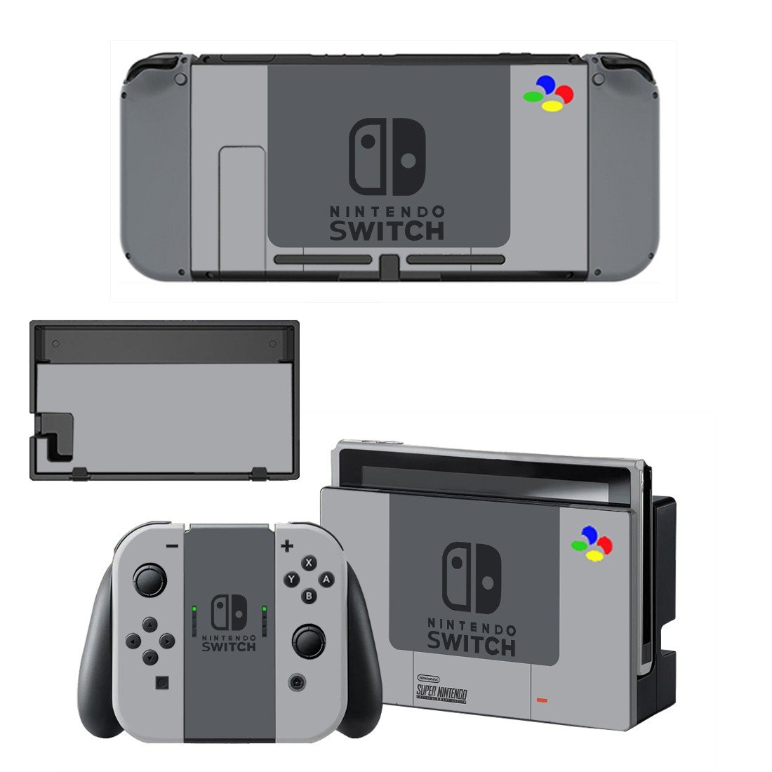 Nintendo Classic decal skin for Nintendo Switch Console & Controllers