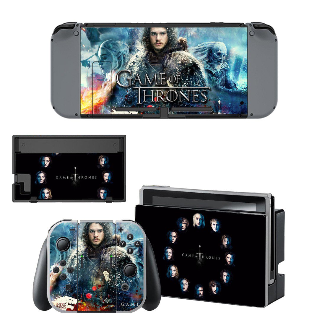 Game of Thrones decal skin for Nintendo Switch Console & Controllers